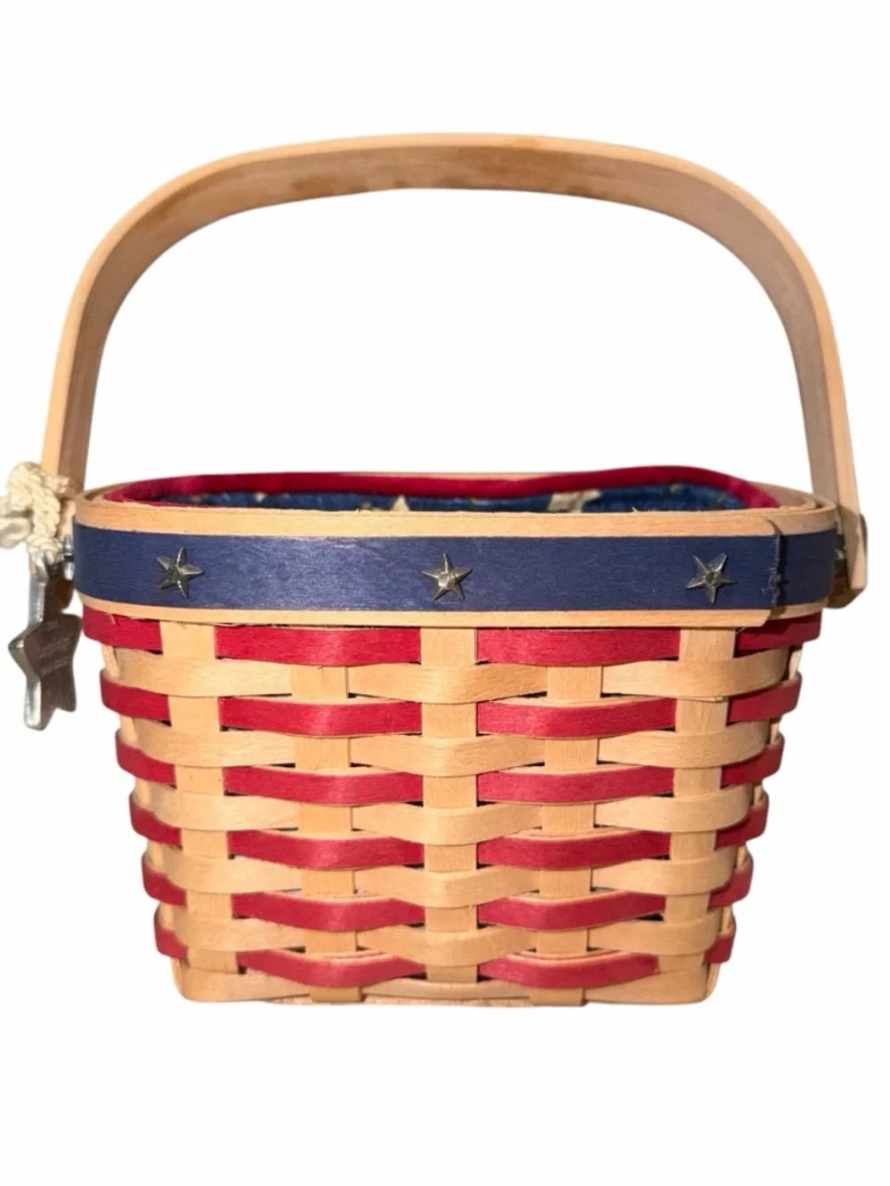 VINTAGE Longaberger Proudly American 2001 Hostess Appreciation Basket